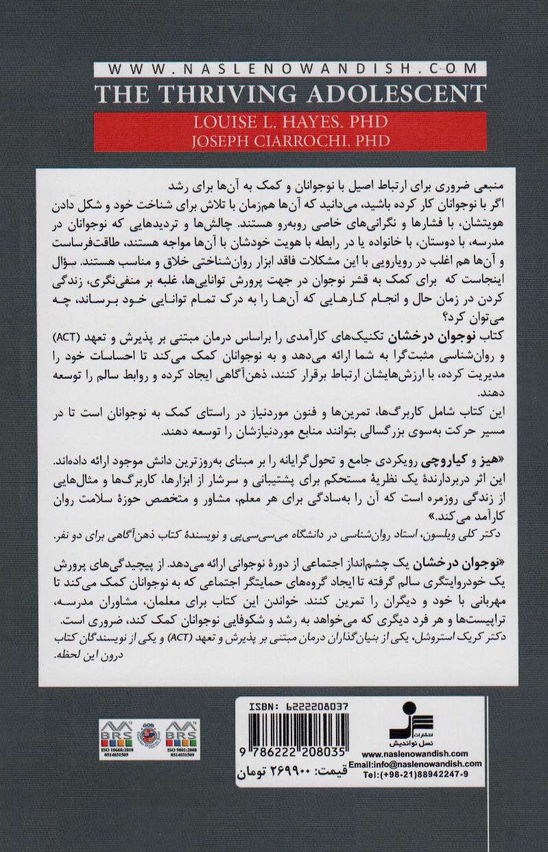 نوجوان درخشان (برای روان درمان گران،معلم های مدرسه و مشاورین)