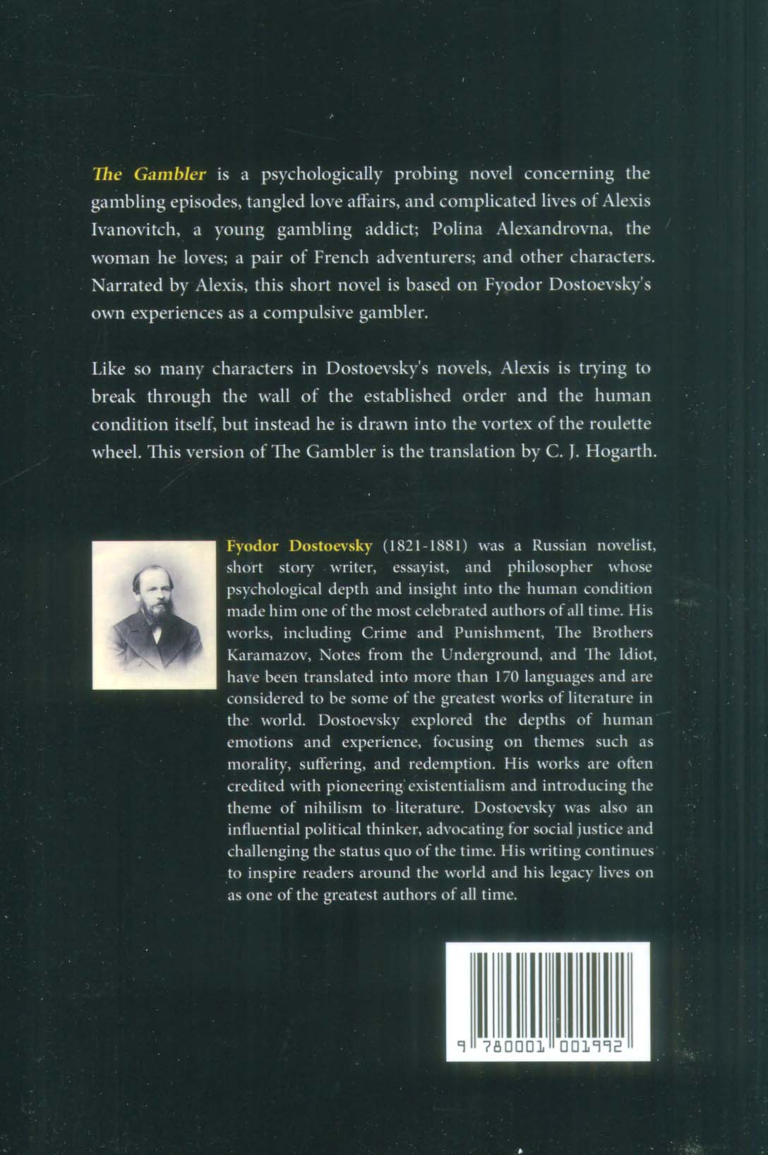 THE GAMBLER:قمارباز (زبان اصلی،انگلیسی)