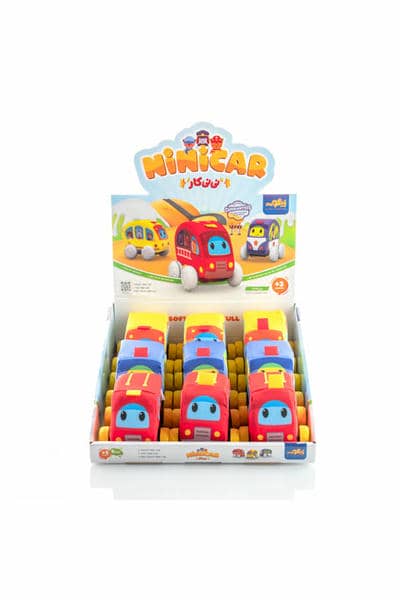 بسته اسباب بازی نی نی کار (NINICAR)،(9عددی،باجعبه)