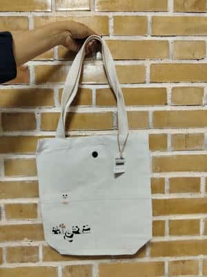 کیف پارچه ای جیب دار 34*32 جین جوی (کد W1)