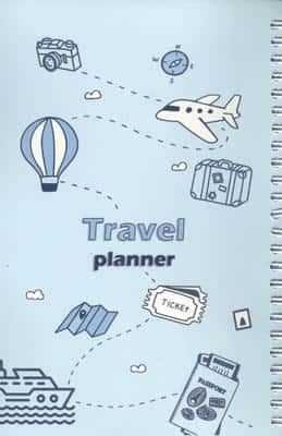 دفتر برنامه ریزی سفر TRAVEL (پلنر،کد G105)،(سیمی)