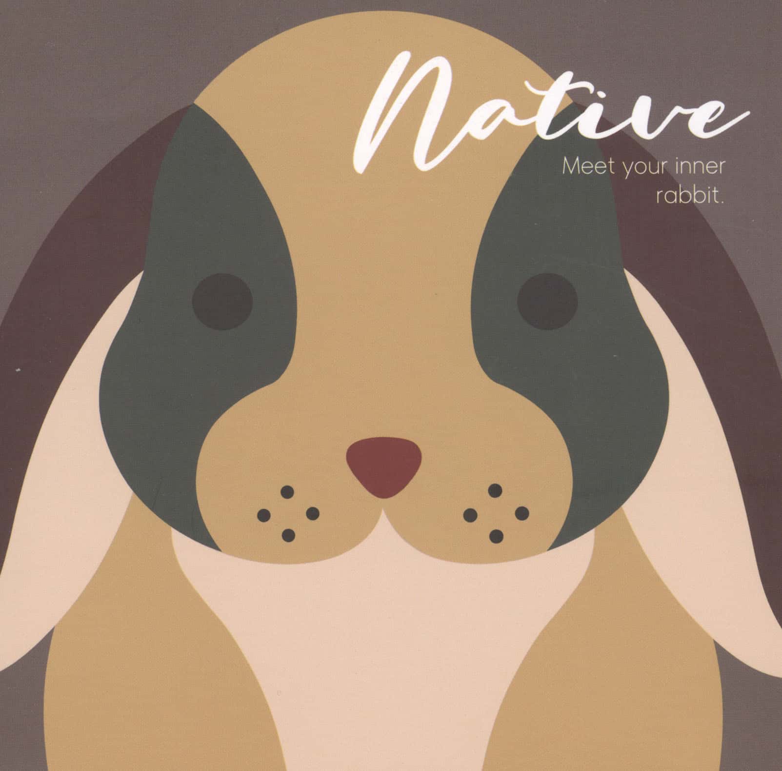 دفتر یادداشت خط دار NATIVE (طرح RABIT)