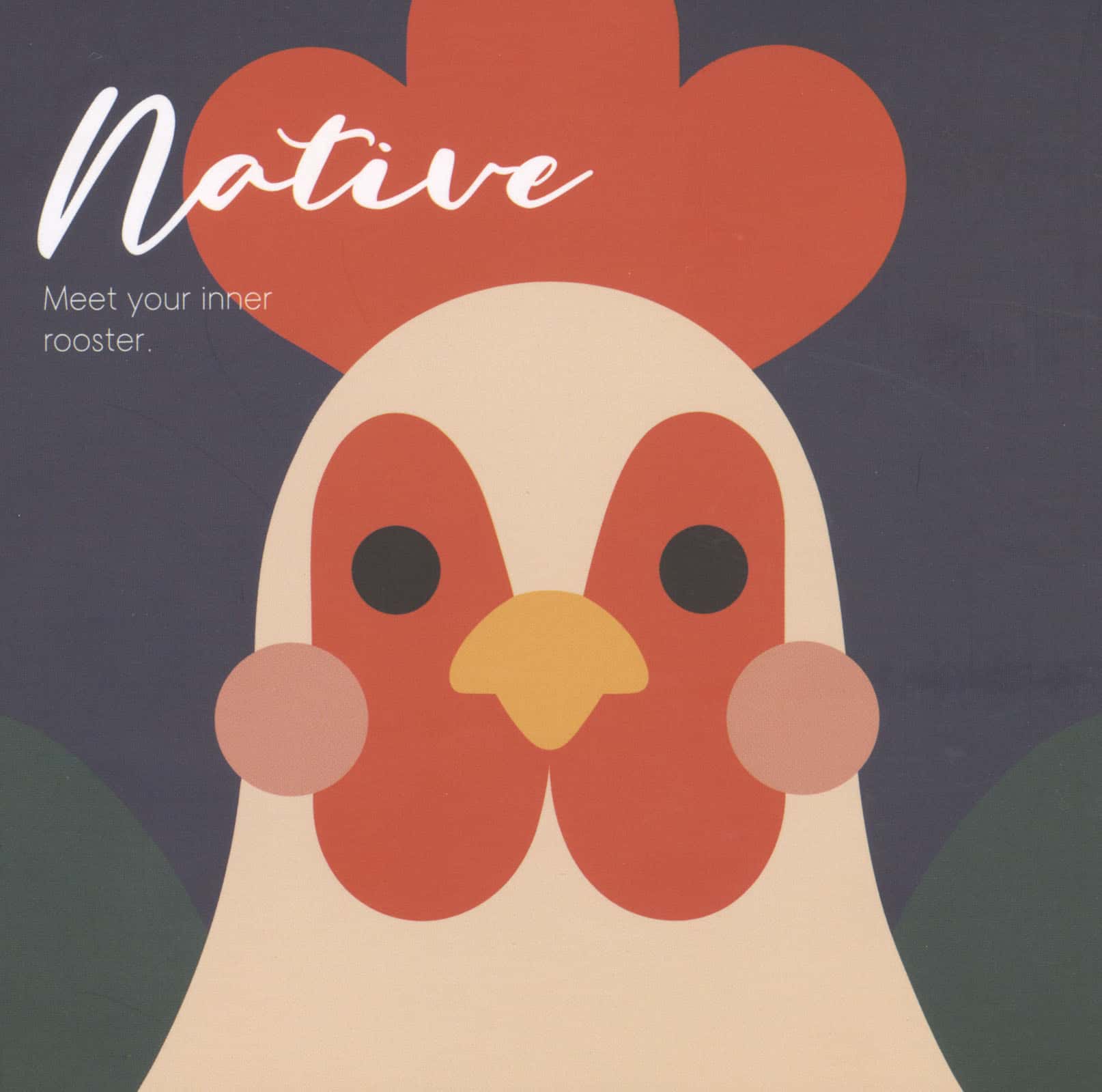 دفتر یادداشت خط دار NATIVE (طرح ROOSTER)