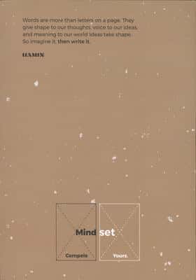 دفتر یادداشت خط دار WORD (طرح MIND)