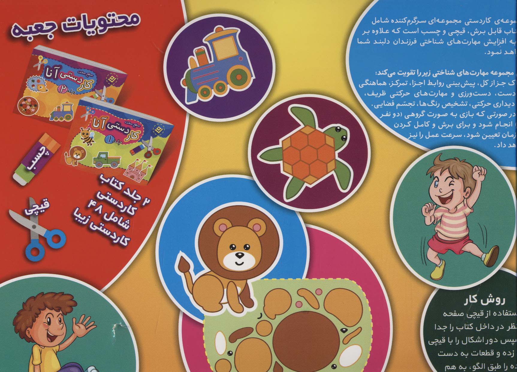 کیف کتاب کاردستی آنا (سطح سخت)،(باجعبه)